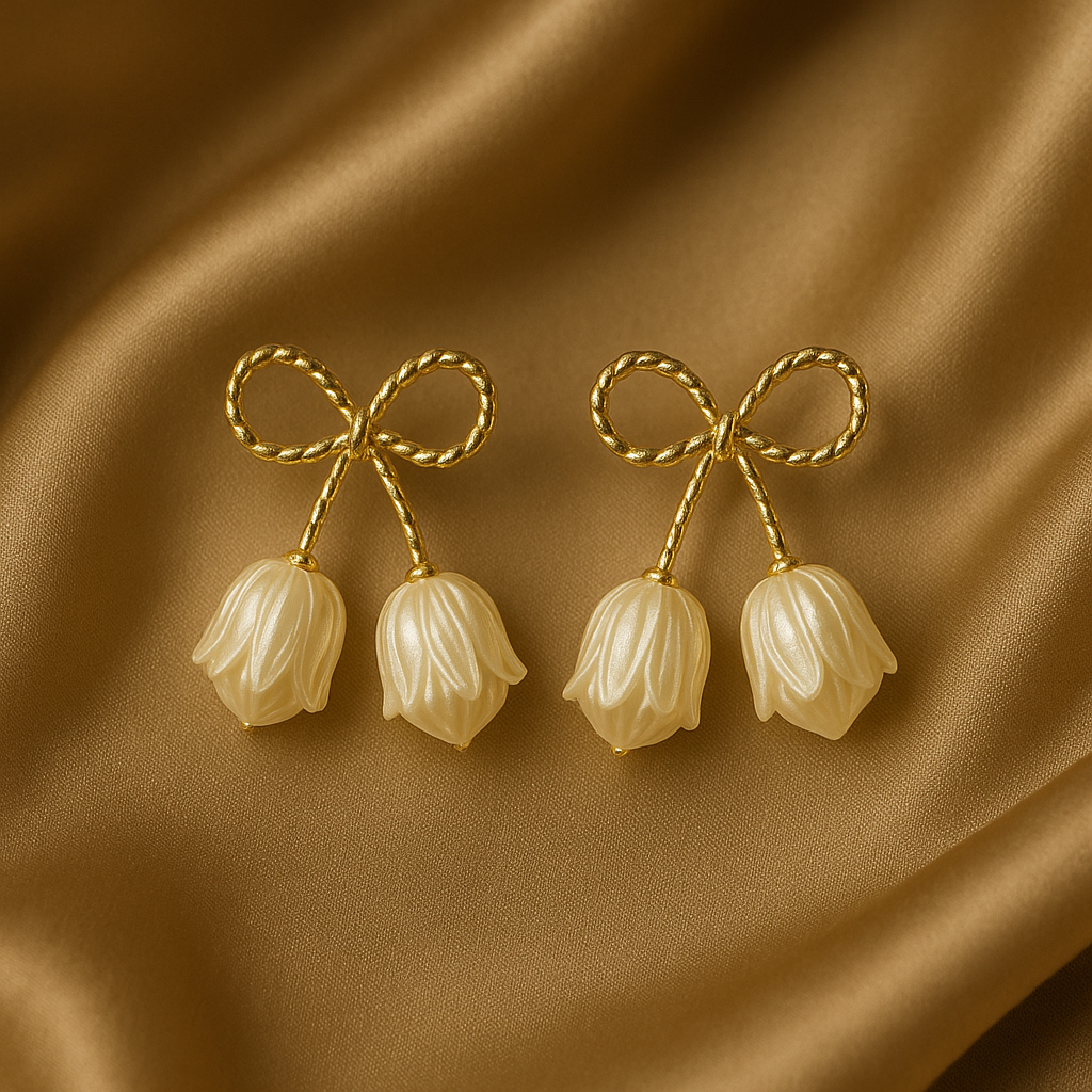 Amelia Tulip Drop Earrings