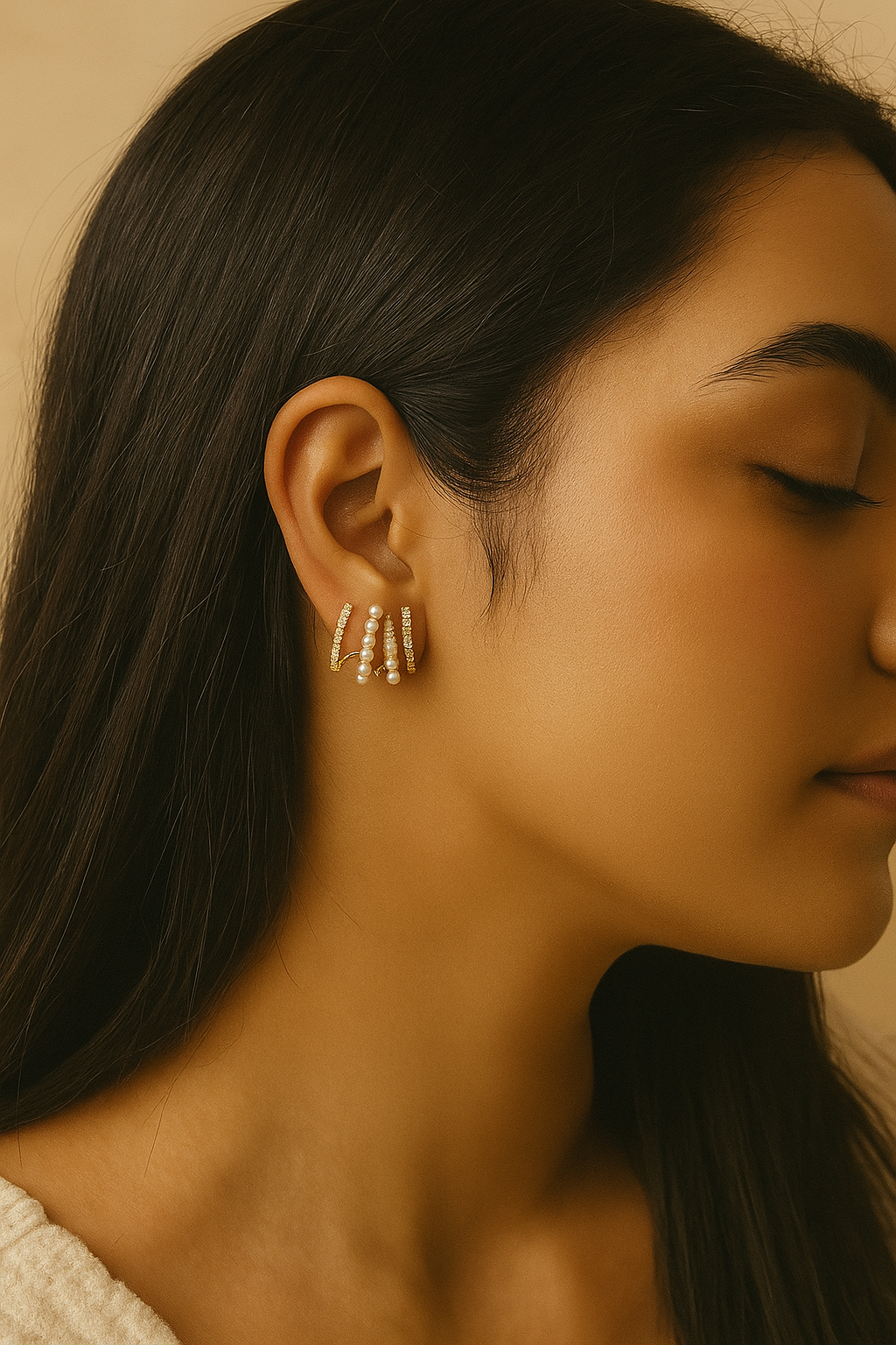 Seraphine Cascade Ear Cuffs