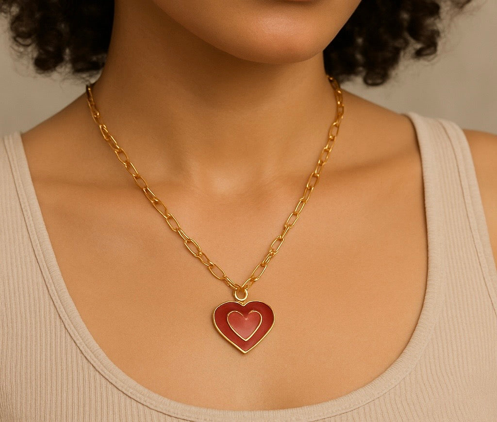 Emma Heart Pendant Necklace