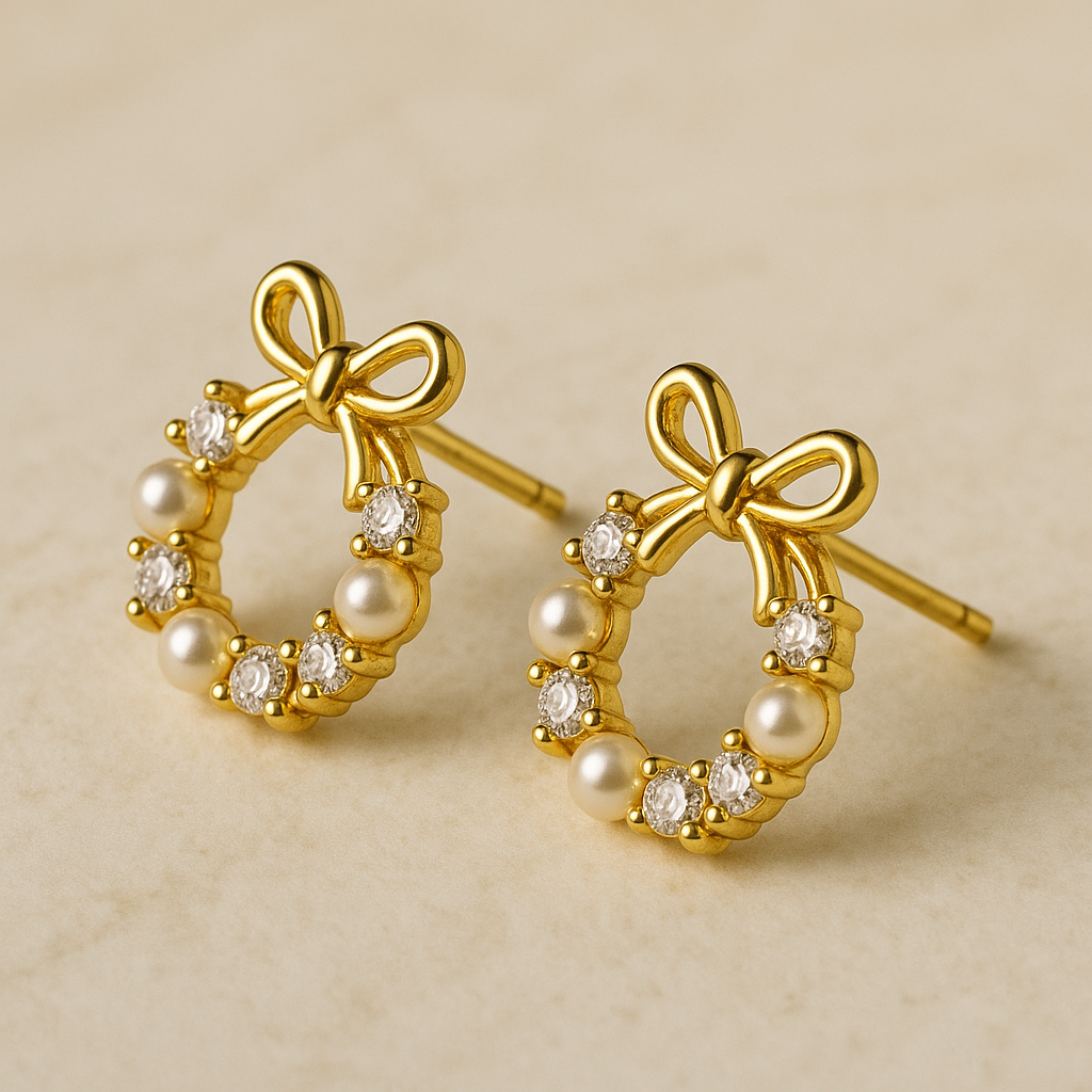 Celeste Pearl Wreath Earrings