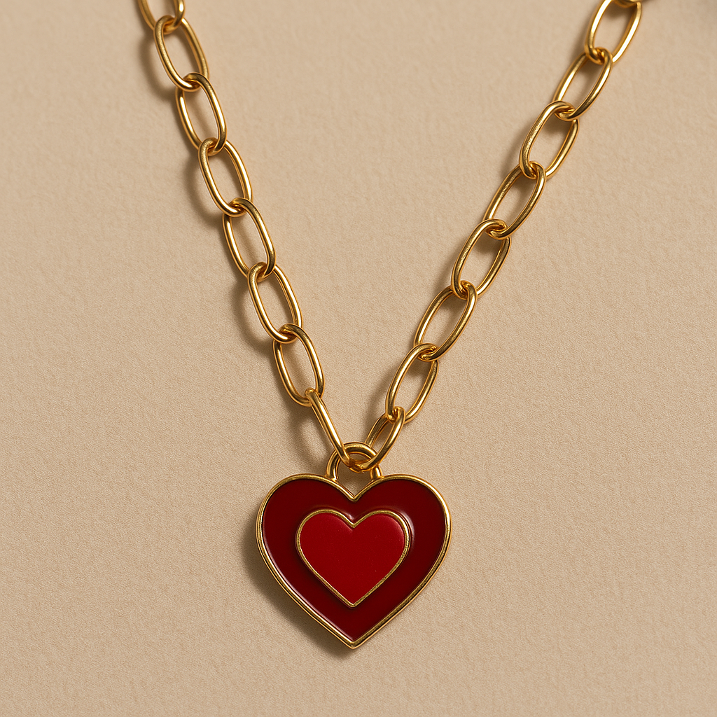 Emma Heart Pendant Necklace