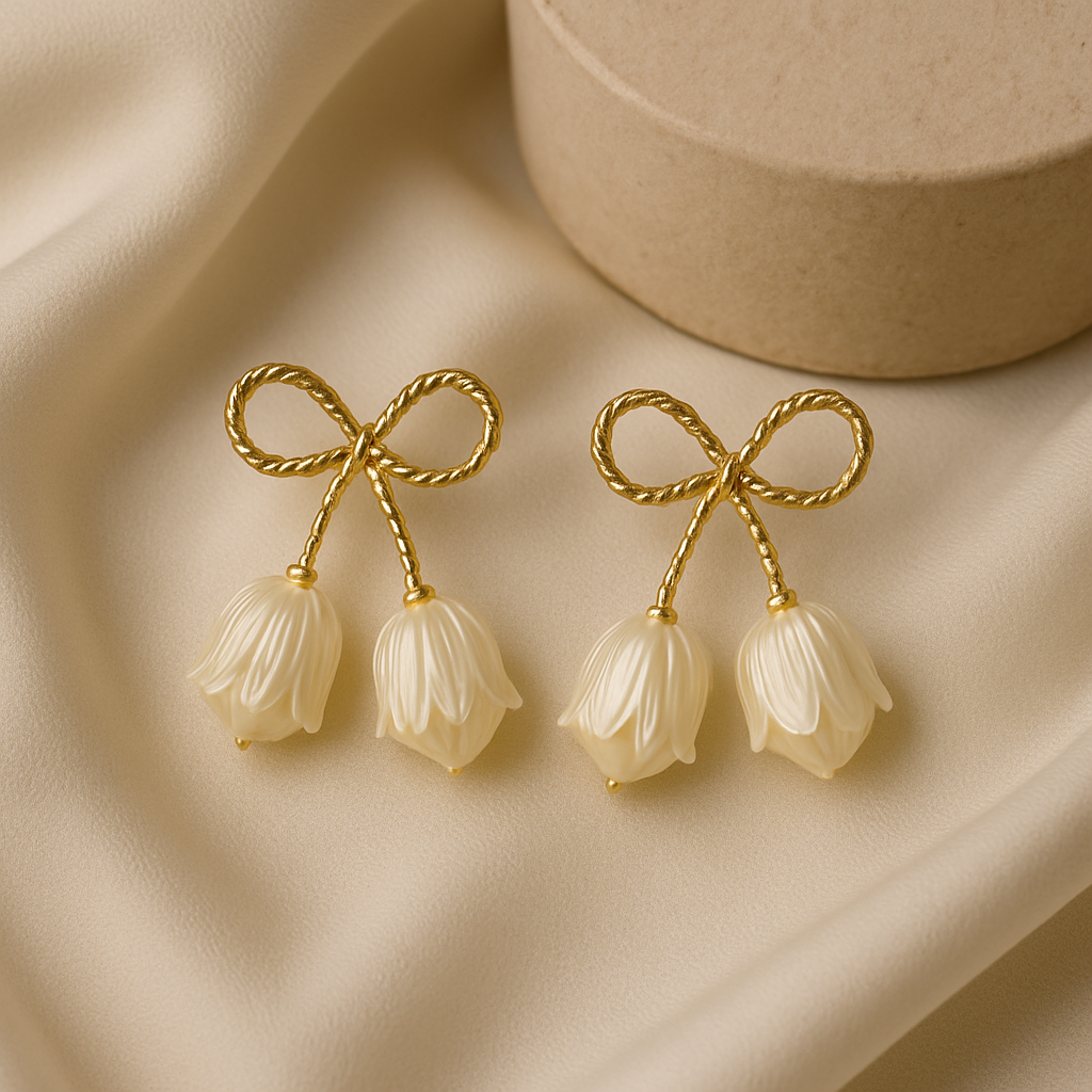 Amelia Tulip Drop Earrings