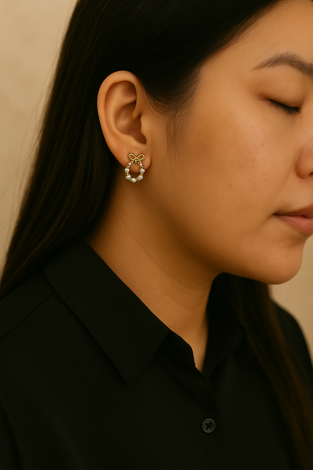 Celeste Pearl Wreath Earrings