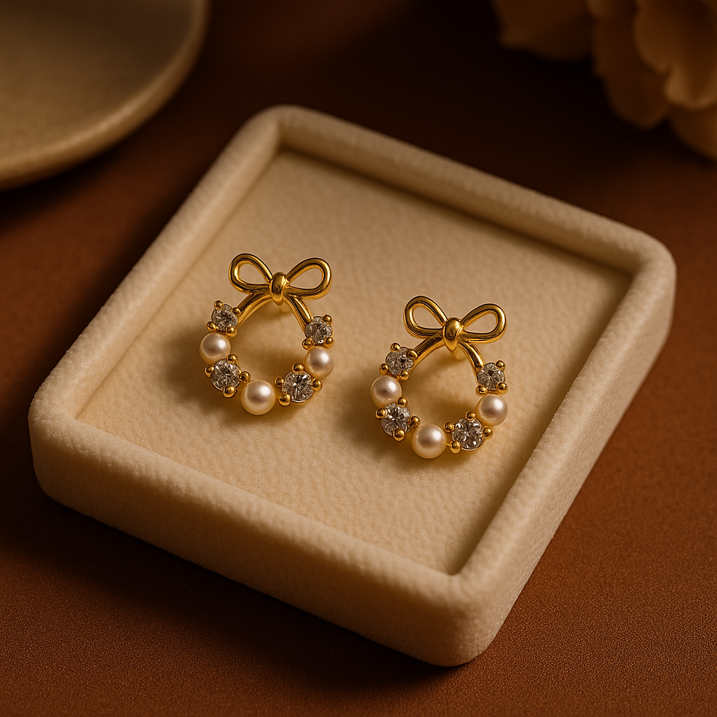 Celeste Pearl Wreath Earrings