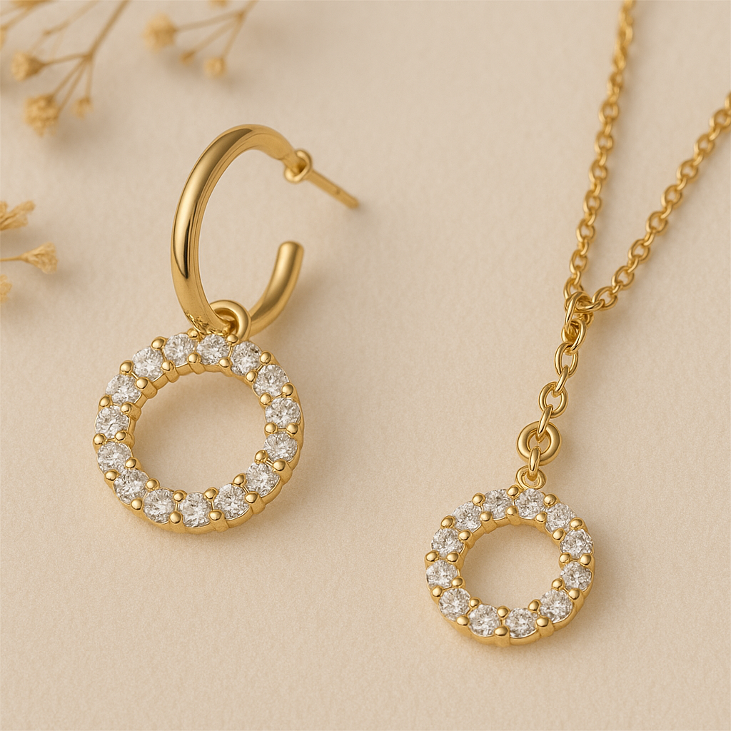 Friya Sparkle Detachable Hoops