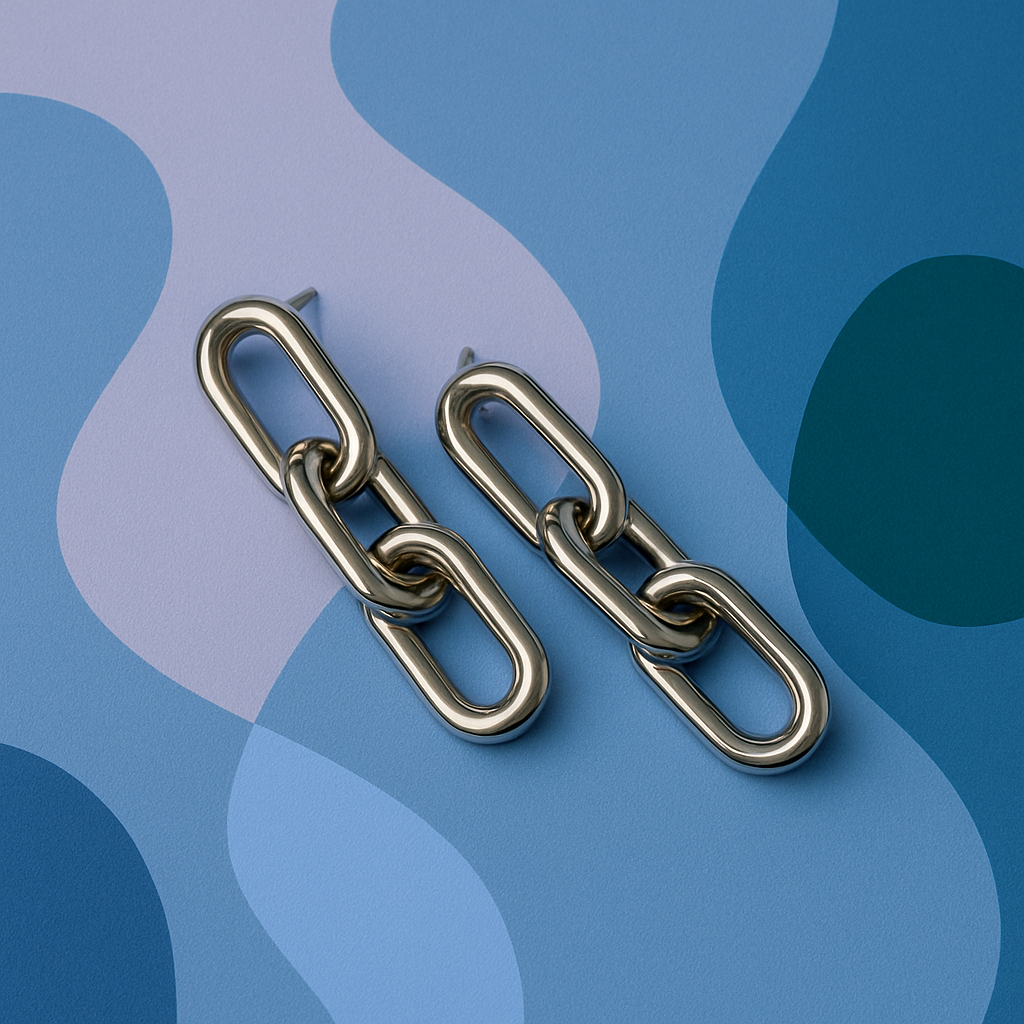 Nova Chain Drop Earrings