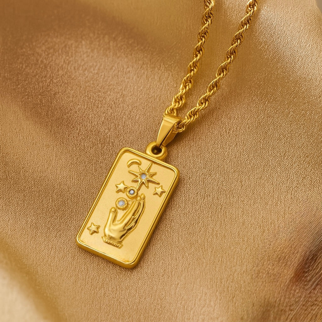 Divine Touch Pendant Necklace