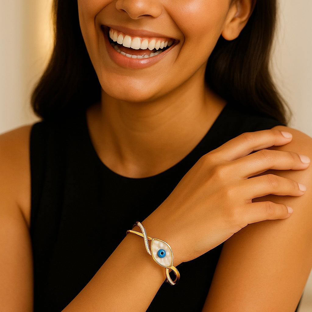 Iris Gleam Evil Eye Bracelet