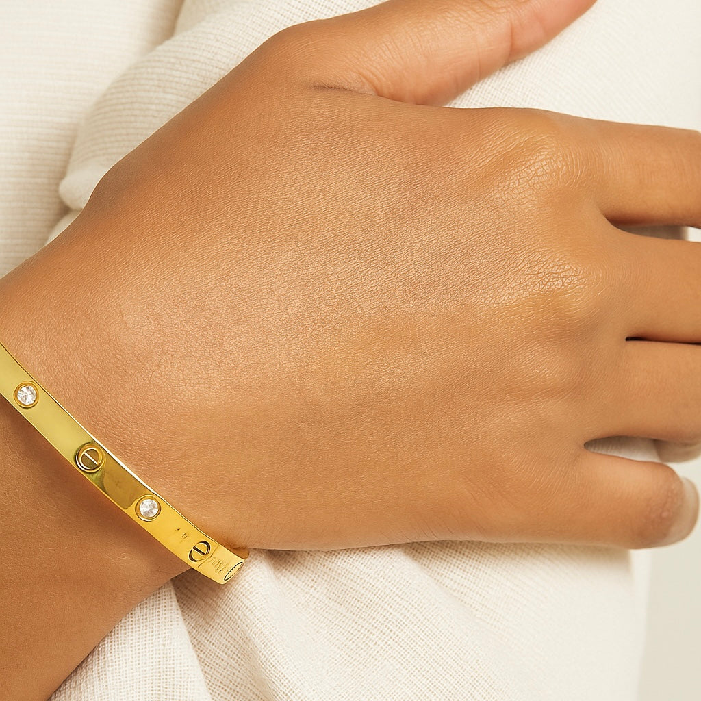 Cartier Semi Studded Bracelet