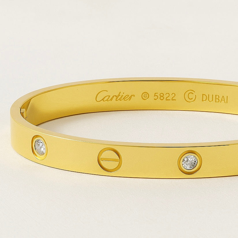 Cartier Semi Studded Bracelet