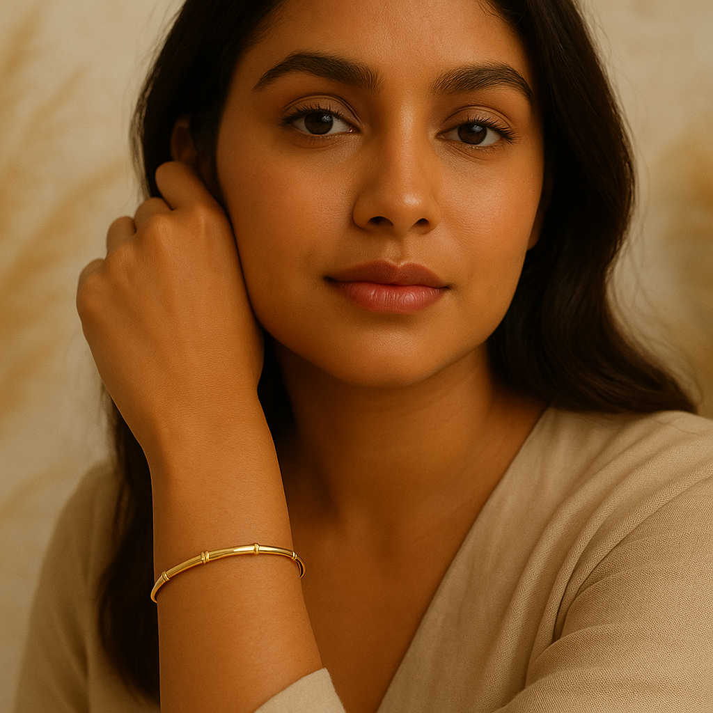 Evelyn Bamboo Cuff Bracelet