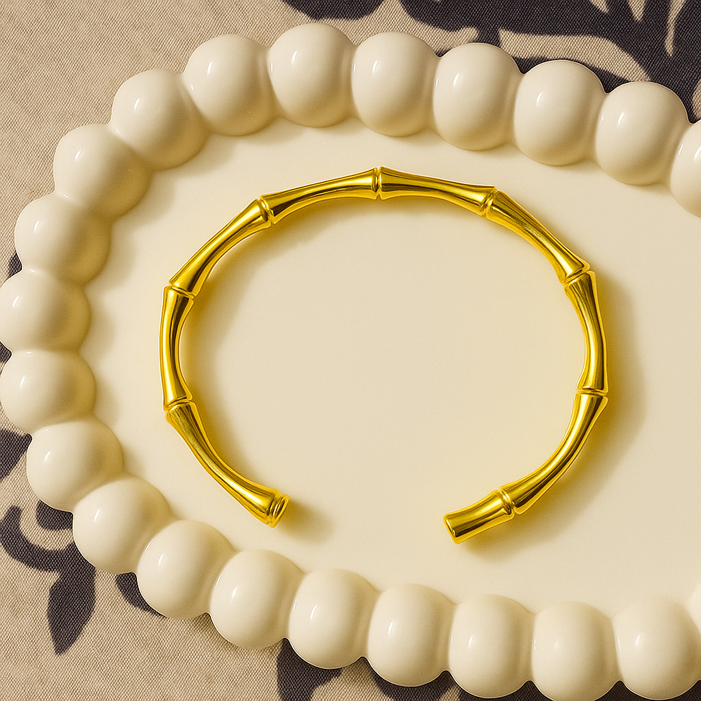 Evelyn Bamboo Cuff Bracelet