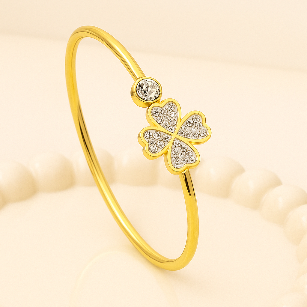 Cloverlight Crystal Cuff