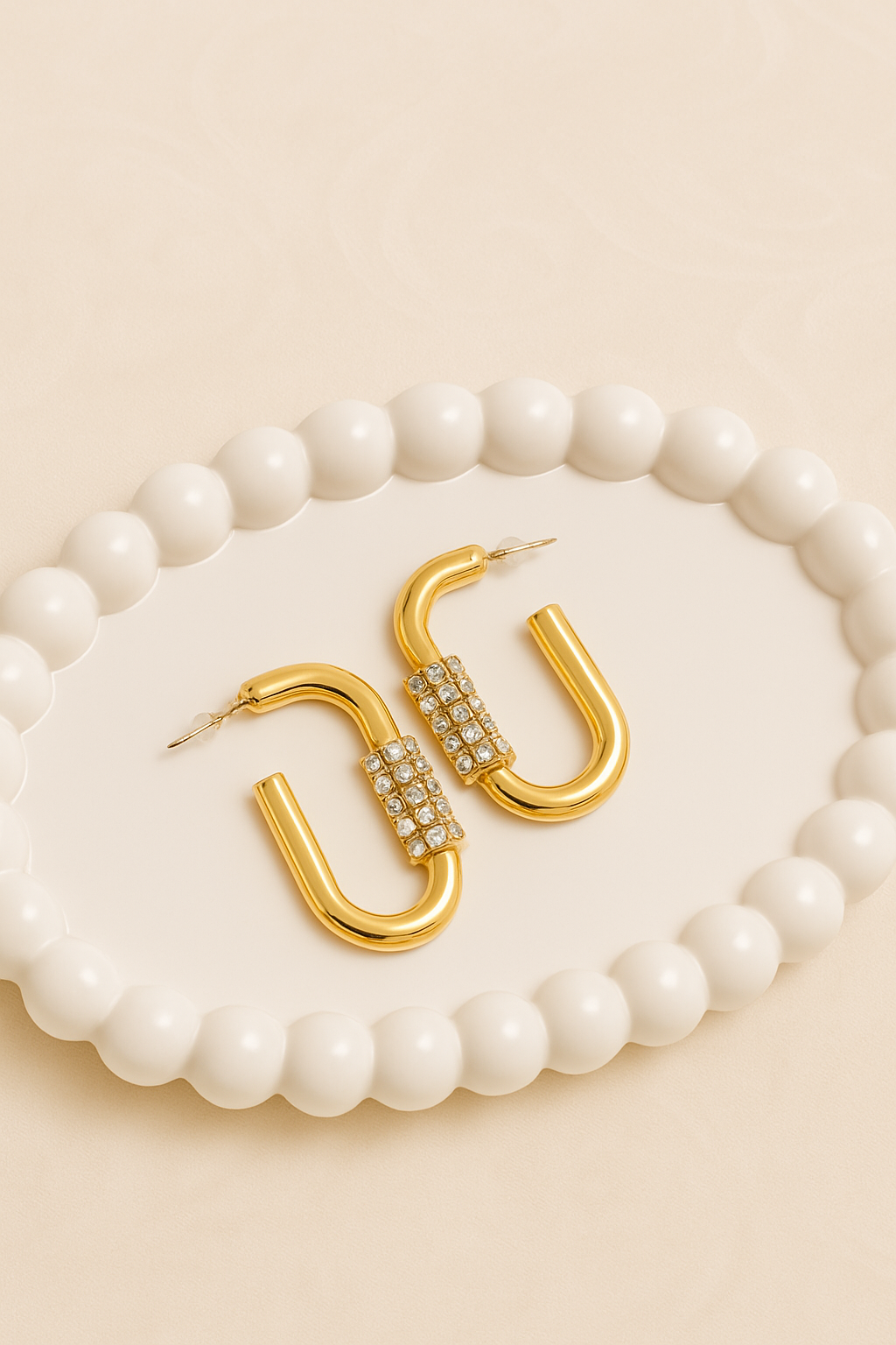 Orion Pave Link Earrings