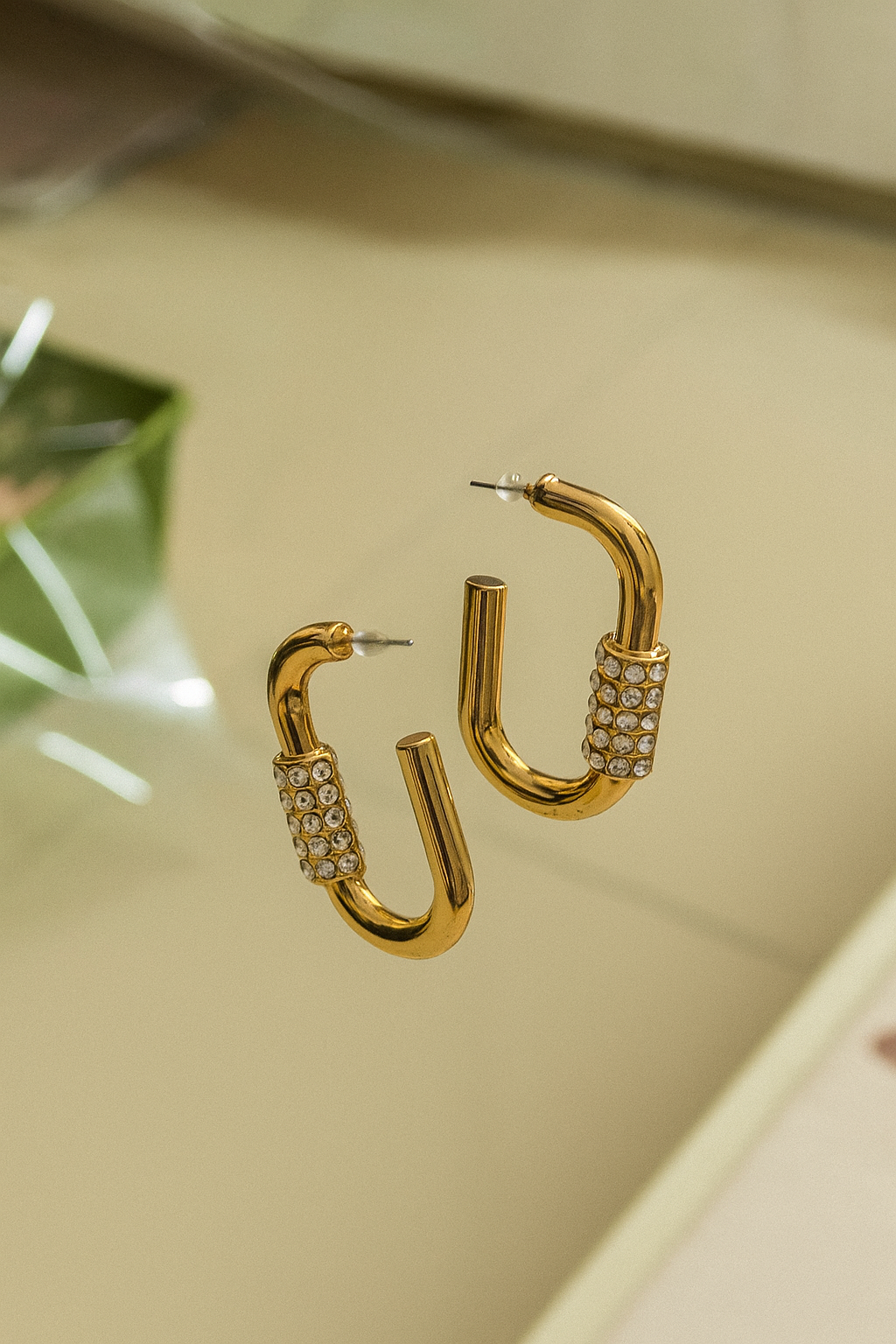 Orion Pave Link Earrings