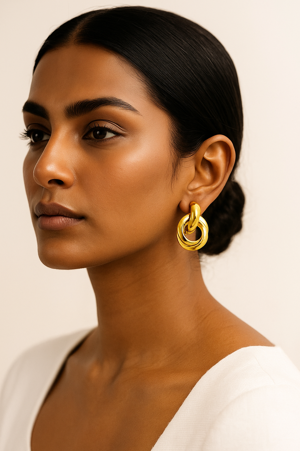 Aurielle Knot Hoops
