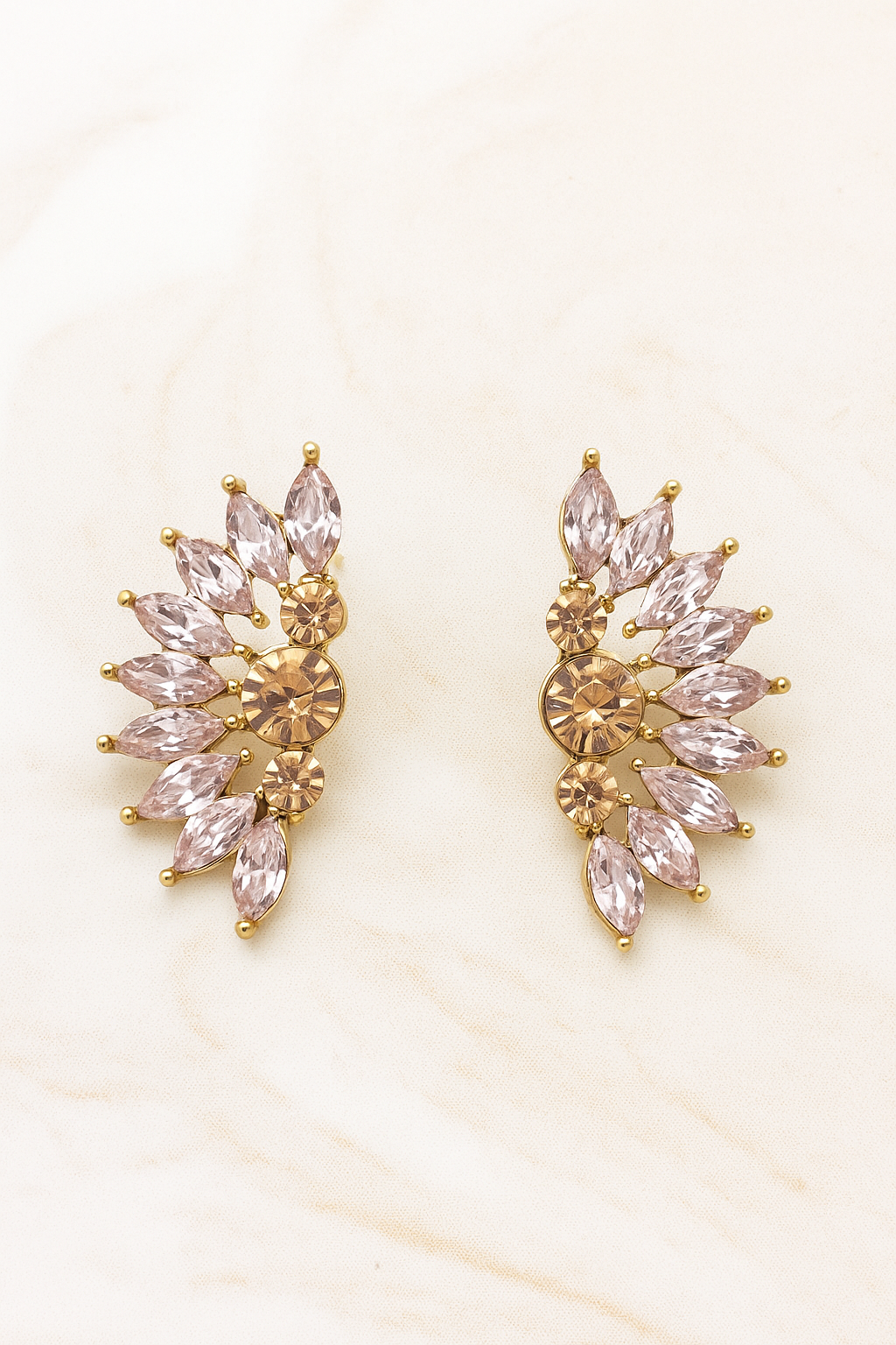 Elnaz Radiant Petal Earrings