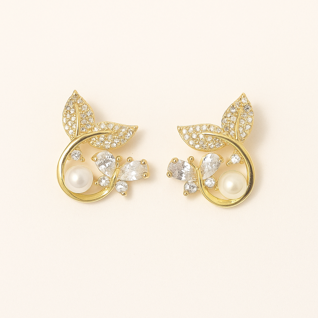 Eden Bloom Pearl Earrings