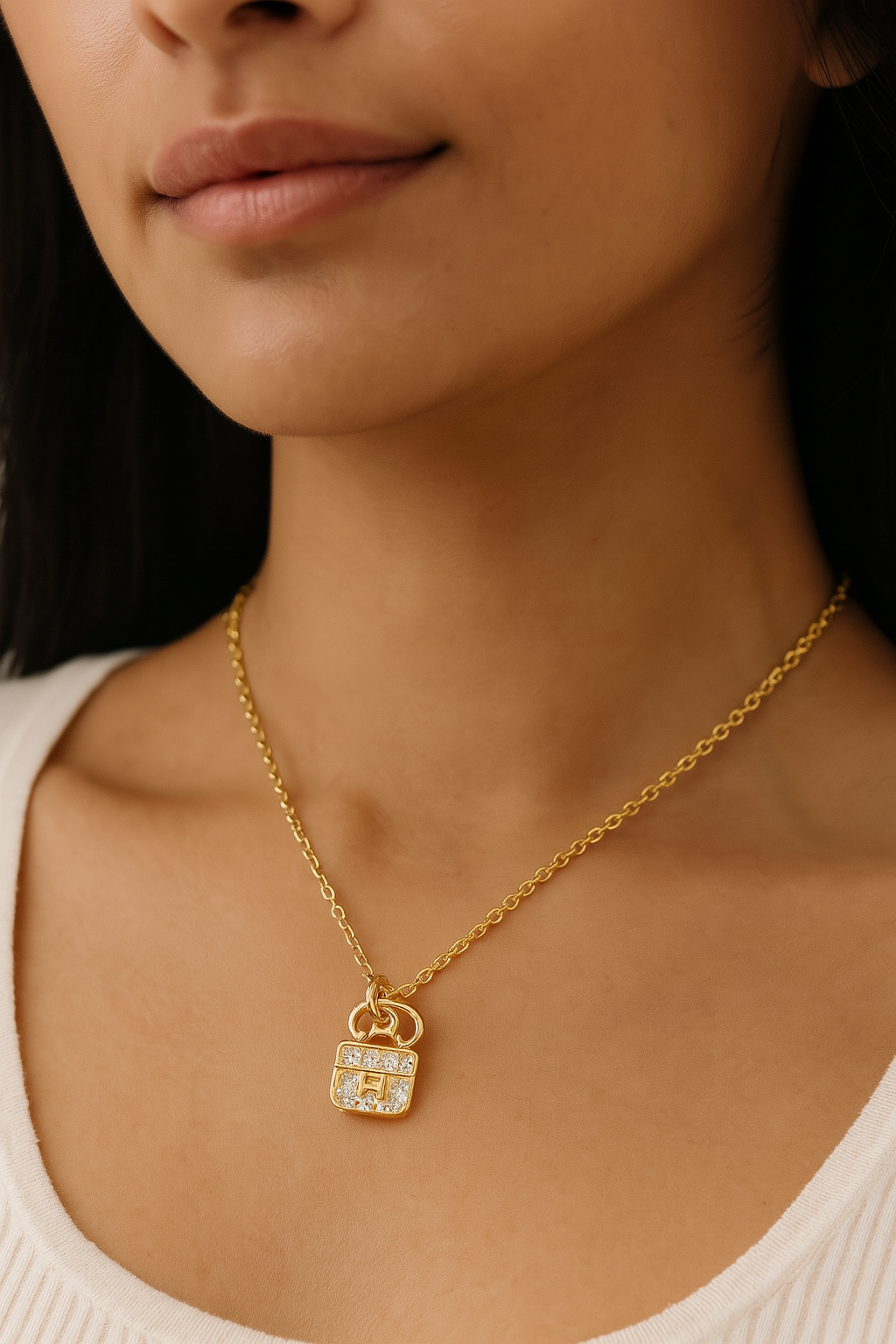 Bijou Bag Pendant Necklace
