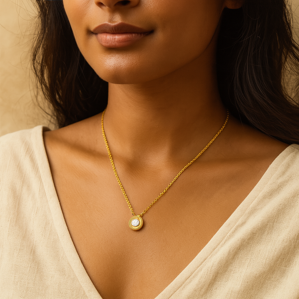 Solis Orbit Pendant Necklace