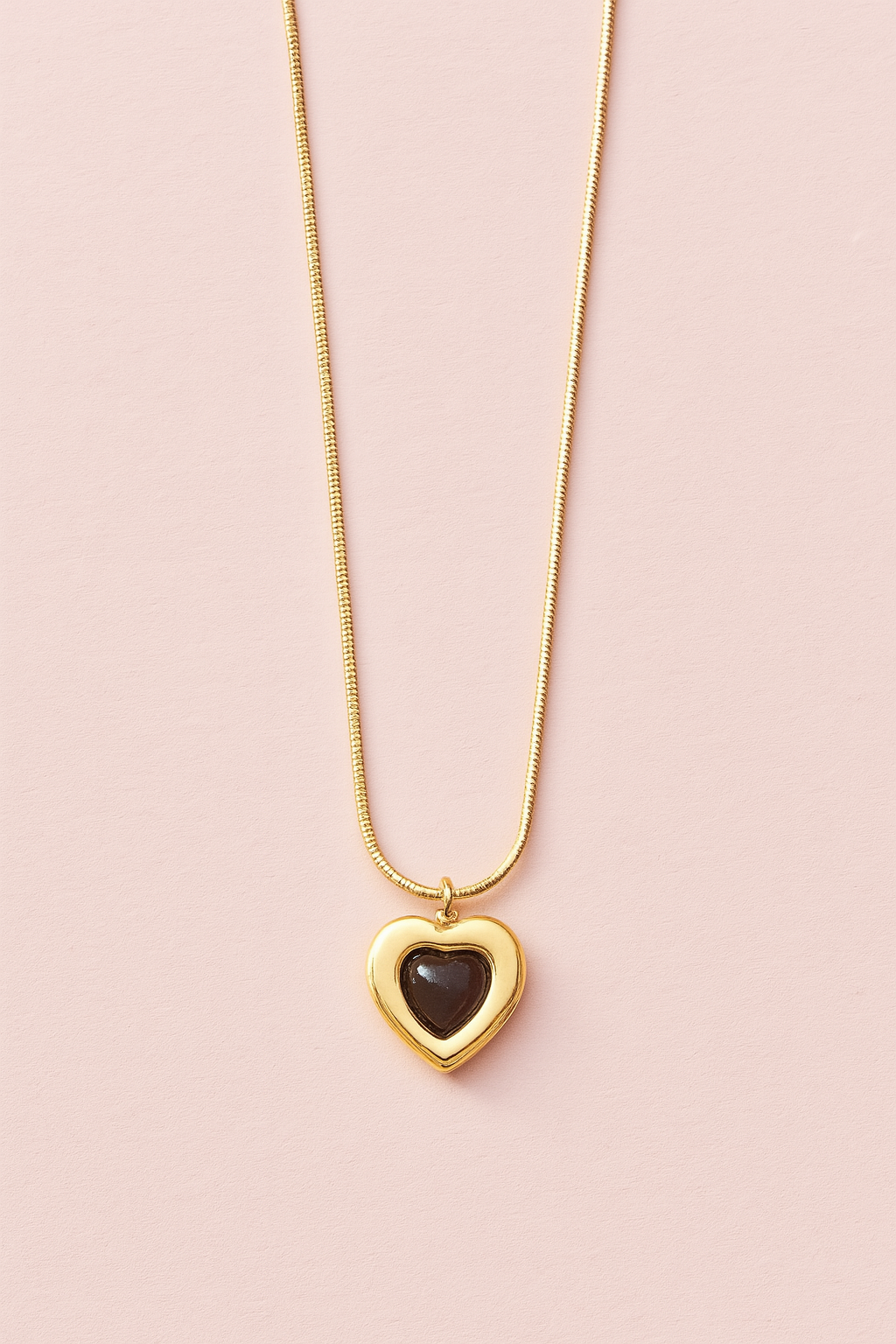 Ebon Amour Heart Necklace