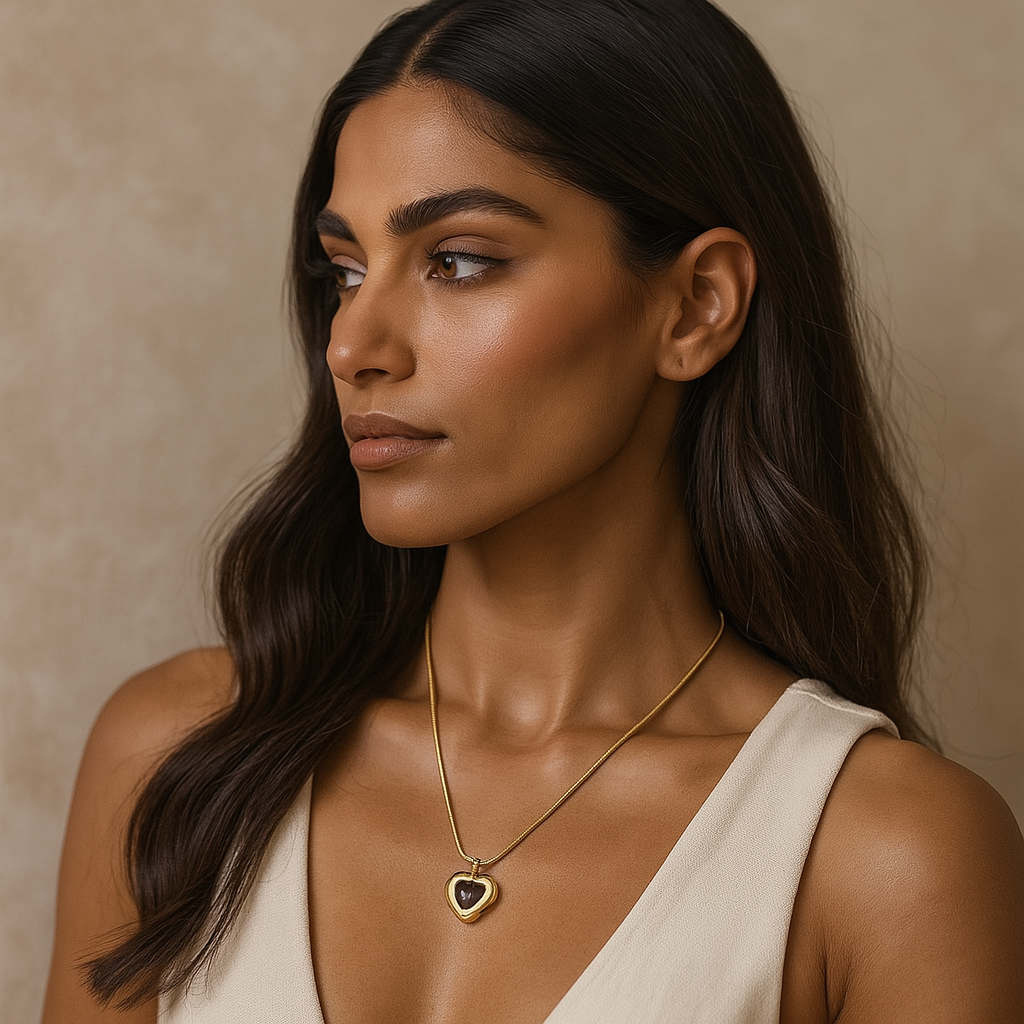 Ebon Amour Heart Necklace