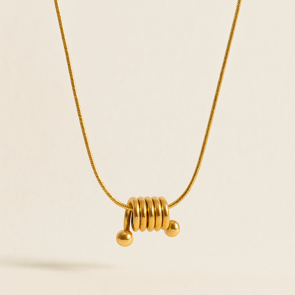 Solstice Coil Pendant Necklace
