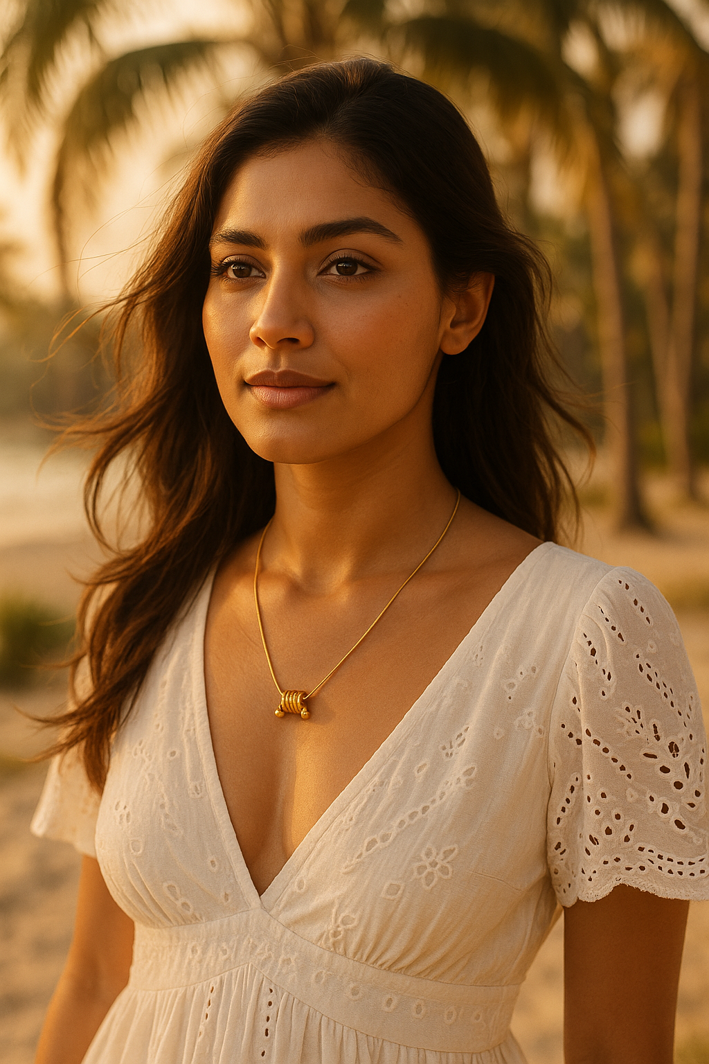 Solstice Coil Pendant Necklace